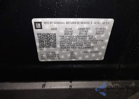 2020 GMC Terrain Awd Slt from USA, damaged, VIN 3GKALVEV5LL165812